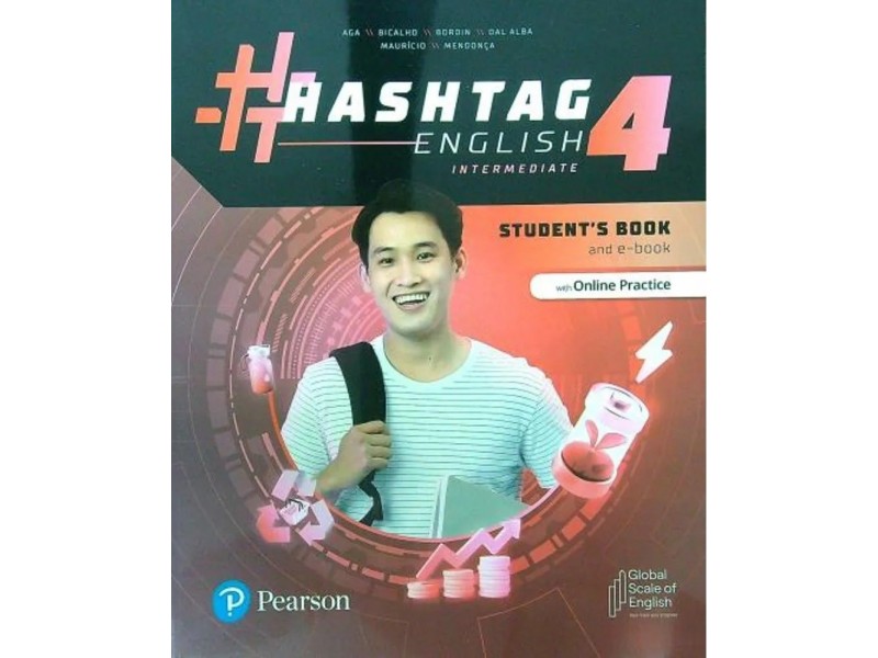 Hashtag English 4 Intermediate Student's Book and e-book with Online Practice