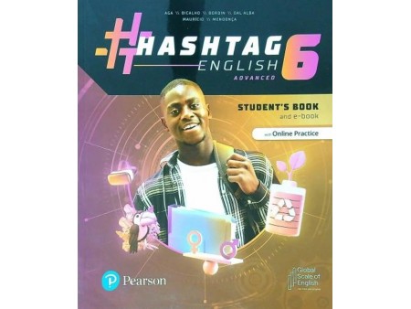 Hashtag English 6 Advanced Student's Book and e-book with Online Practice