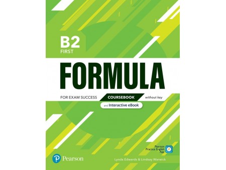 FORMULA B2 FIRST COURSEBOOK AND INTERACTIVE EBOOK WITHOUT KEY